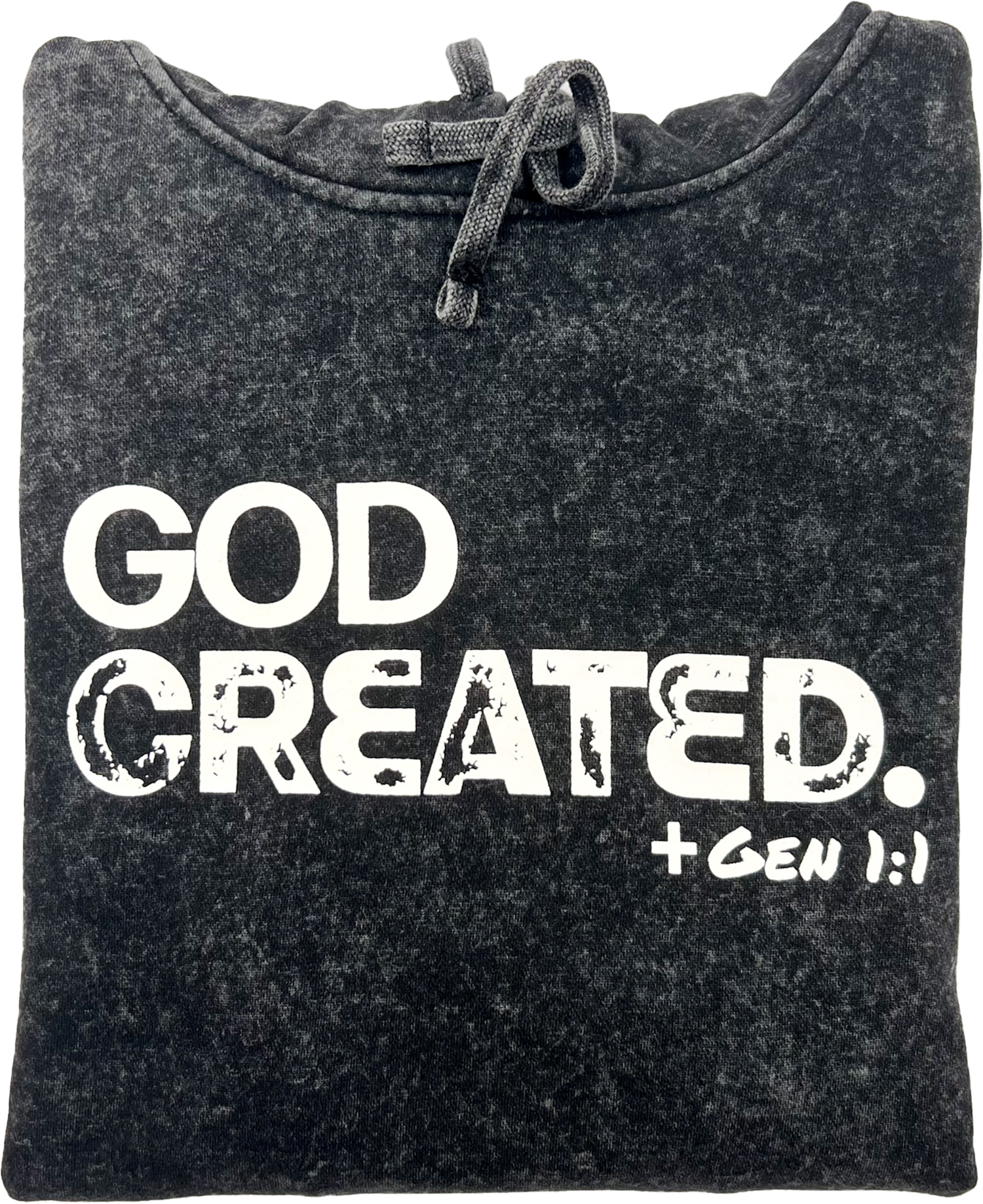 God Created. Mineral Wash Hoodie